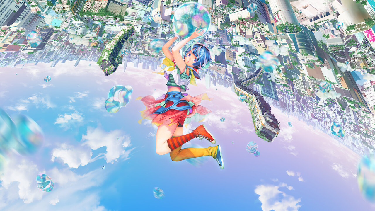 Watch the first trailer for Netflixs dizzying original anime movie Bubble   Polygon